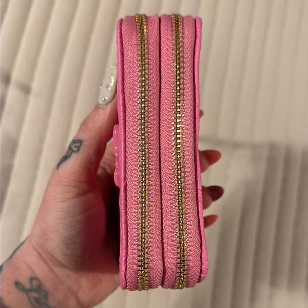 Juicy Couture Pink Embossed Wallet - Picture 6 of 9